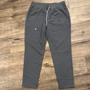 Fabletics Straight Leg Scrub Pants with Elastic Waistband